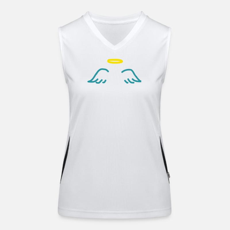 engel Funktionelles Kontrast-Tank Top für Frauen