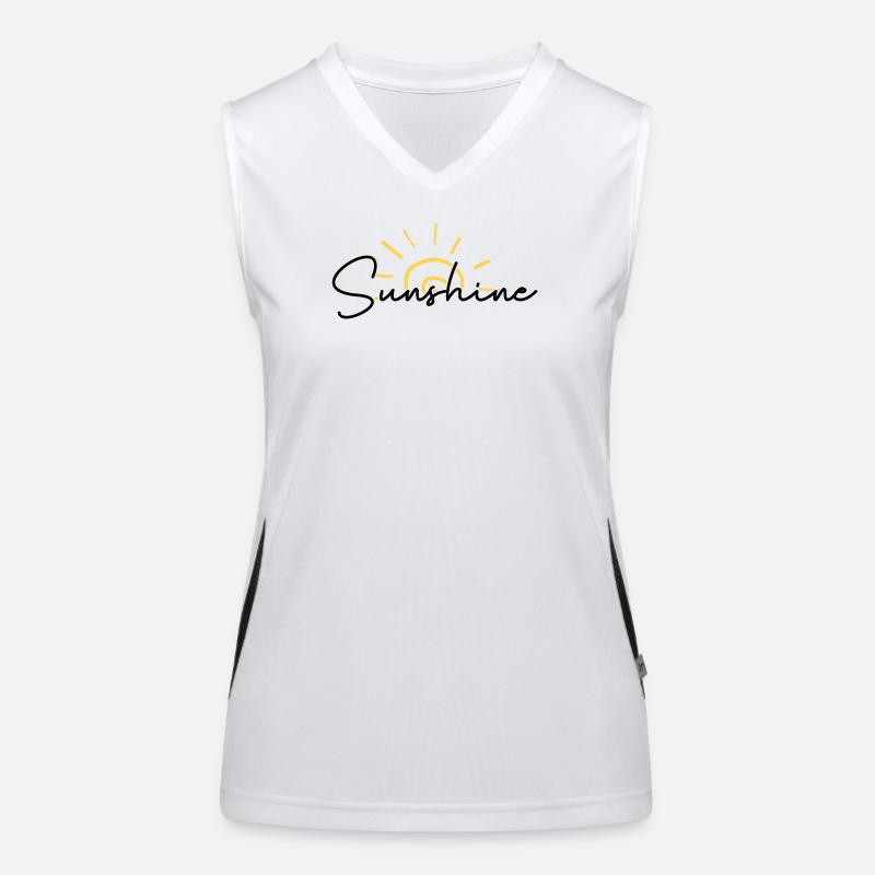 Sunrise Scribble Arc Women's Functional Contrast Tank Top