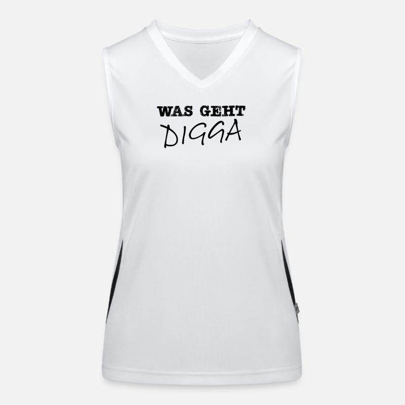 Was geht Digga Funktionelles Kontrast-Tank Top für Frauen