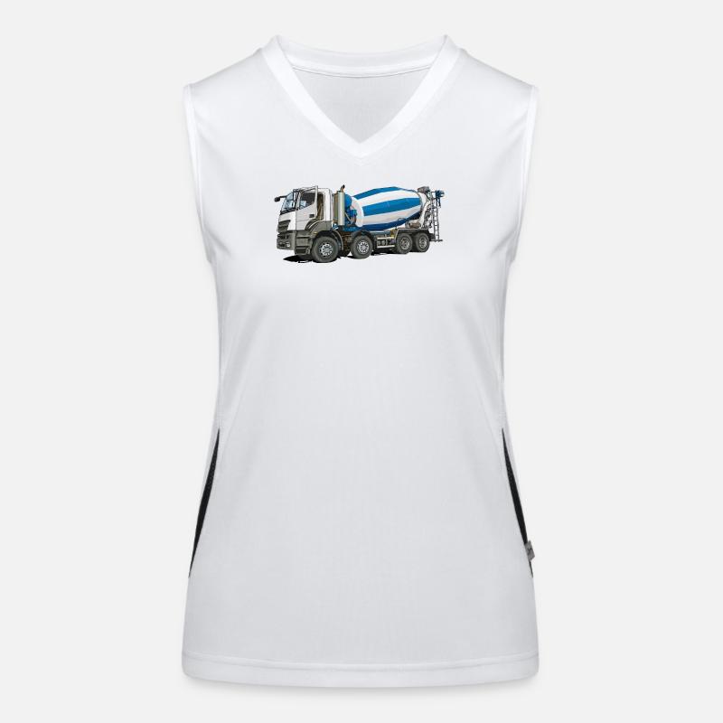Concrete mixer Women's Functional Contrast Tank Top