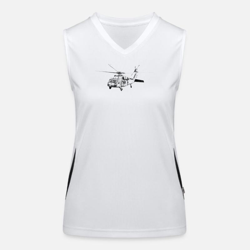 Helicopter Women's Functional Contrast Tank Top
