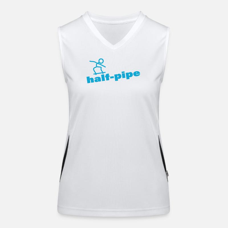 HALF PIPE Funktionelles Kontrast-Tank Top für Frauen