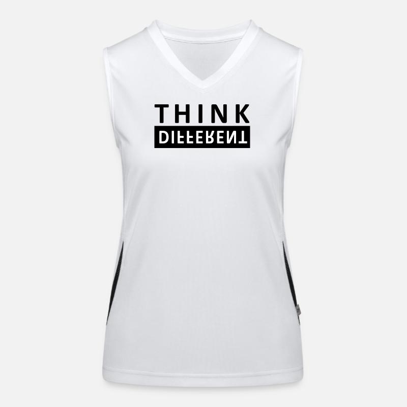 Think Different Funktionelles Kontrast-Tank Top für Frauen