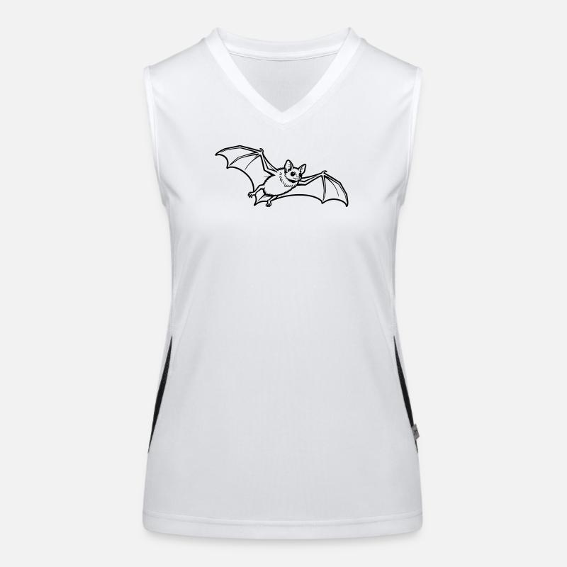 Fledermaus Funktionelles Kontrast-Tank Top für Frauen