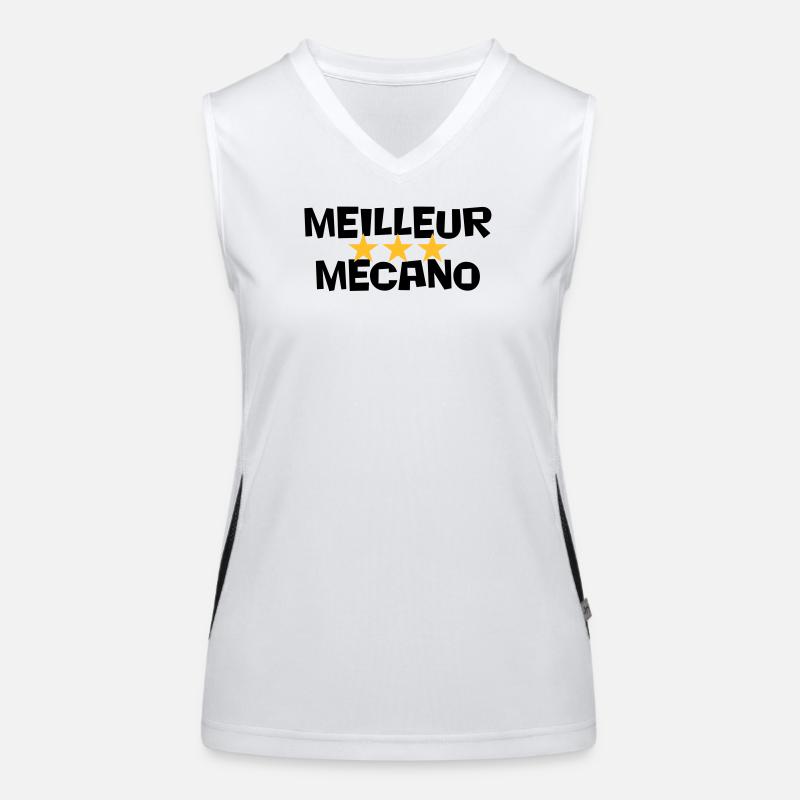 Beste Mecano Funktionelles Kontrast-Tank Top für Frauen