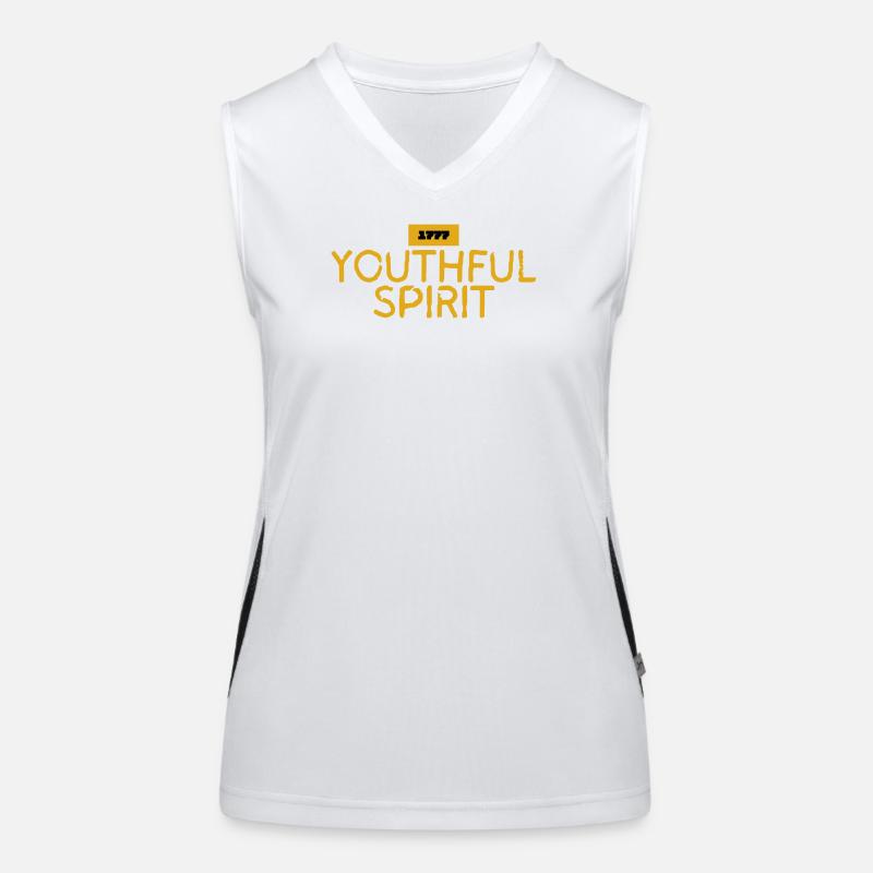 jugendlicher Geist Funktionelles Kontrast-Tank Top für Frauen