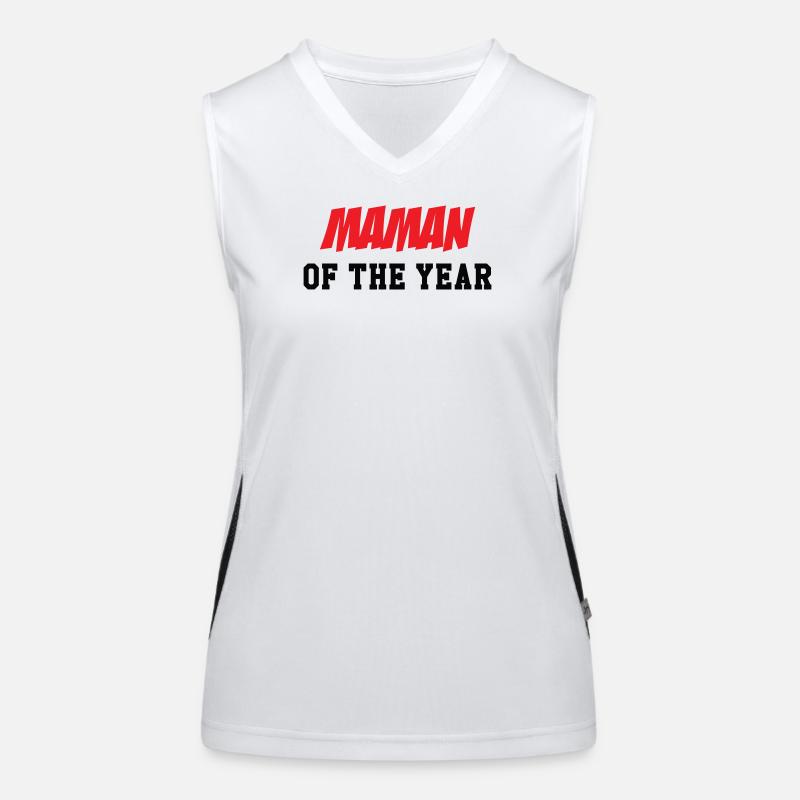Mama des Jahres - Muttertag Funktionelles Kontrast-Tank Top für Frauen