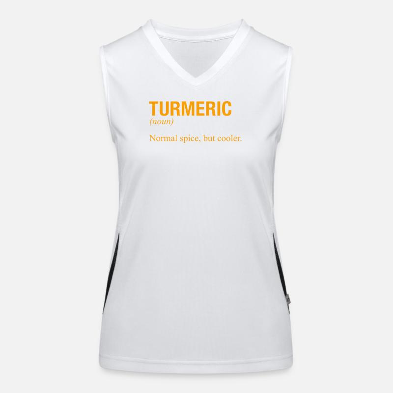 TURMERIC Funktionelles Kontrast-Tank Top für Frauen
