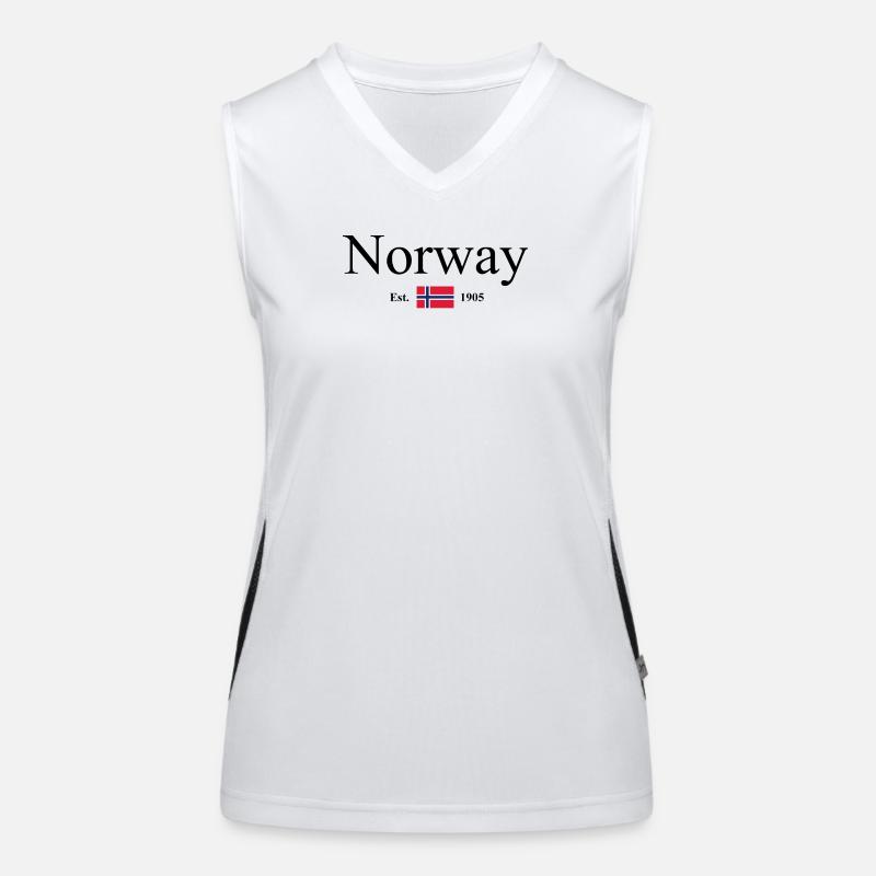 Norway - Norge - Norway - Flag - Scandinavia Women's Functional Contrast Tank Top