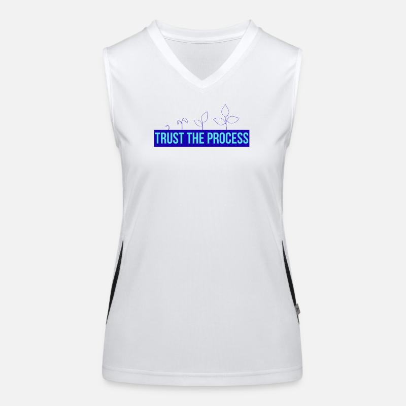 Trust the process plantlets Women's Functional Contrast Tank Top