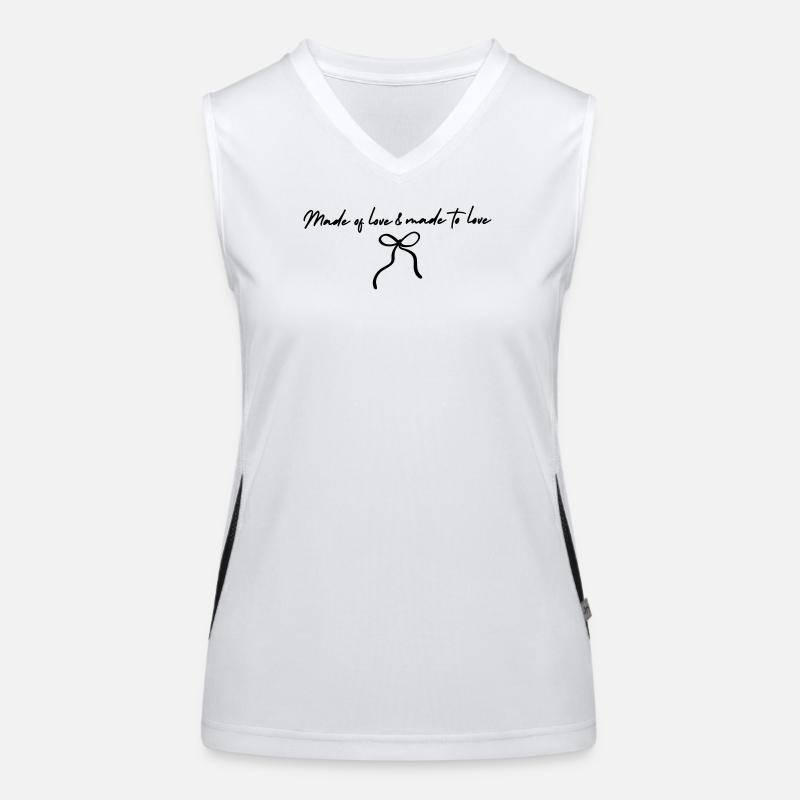 Bitte Design hochladen Funktionelles Kontrast-Tank Top für Frauen