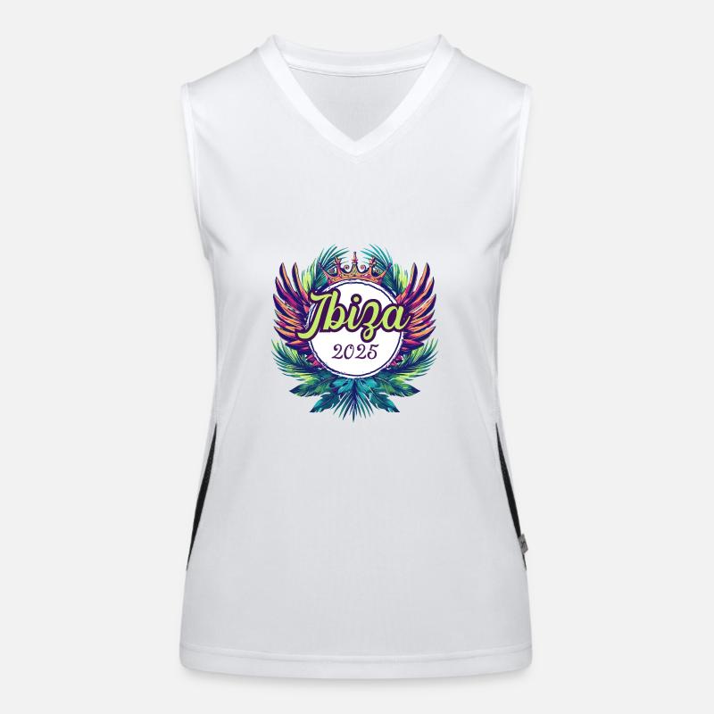 Ibiza 2025 Team Funktionelles Kontrast-Tank Top für Frauen