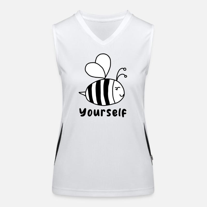 Be(e) yourself Funktionelles Kontrast-Tank Top für Frauen