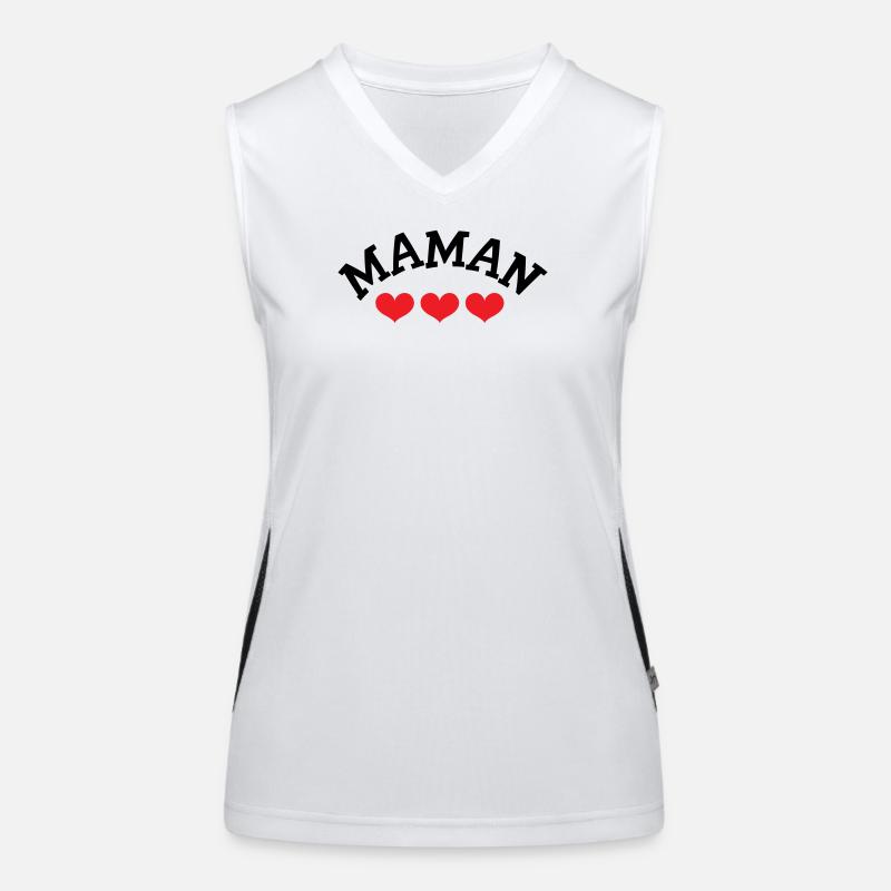 Mama / Muttertag Funktionelles Kontrast-Tank Top für Frauen