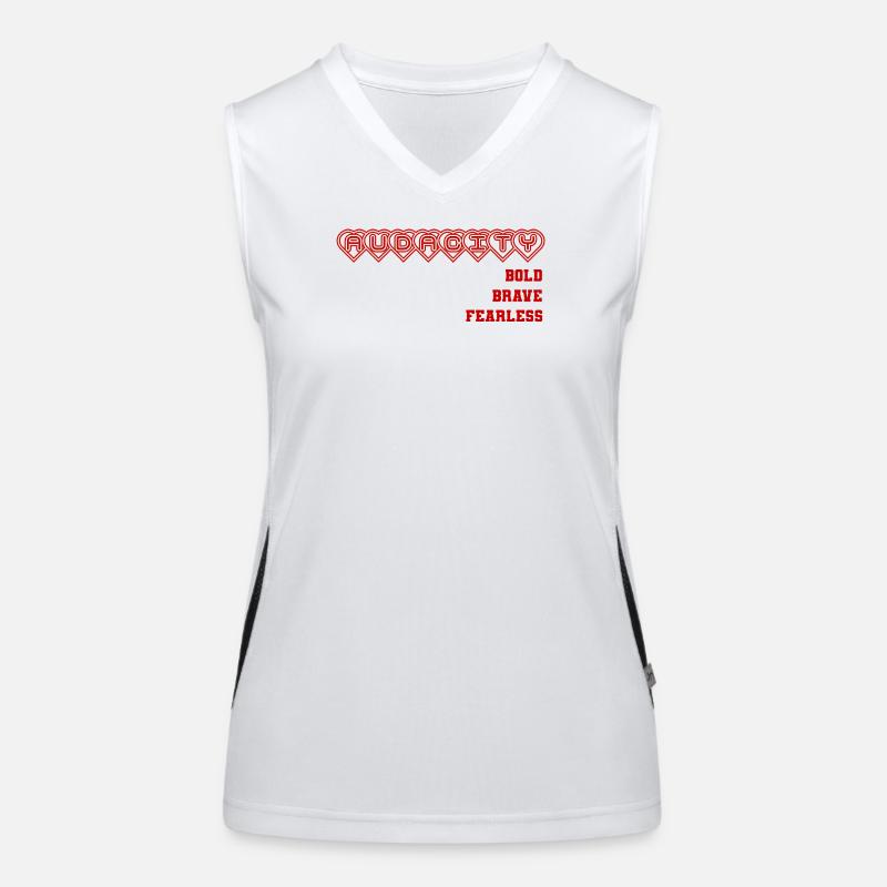 Mutige Ehrliche Herzensbindung Design, Statement  Funktionelles Kontrast-Tank Top für Frauen