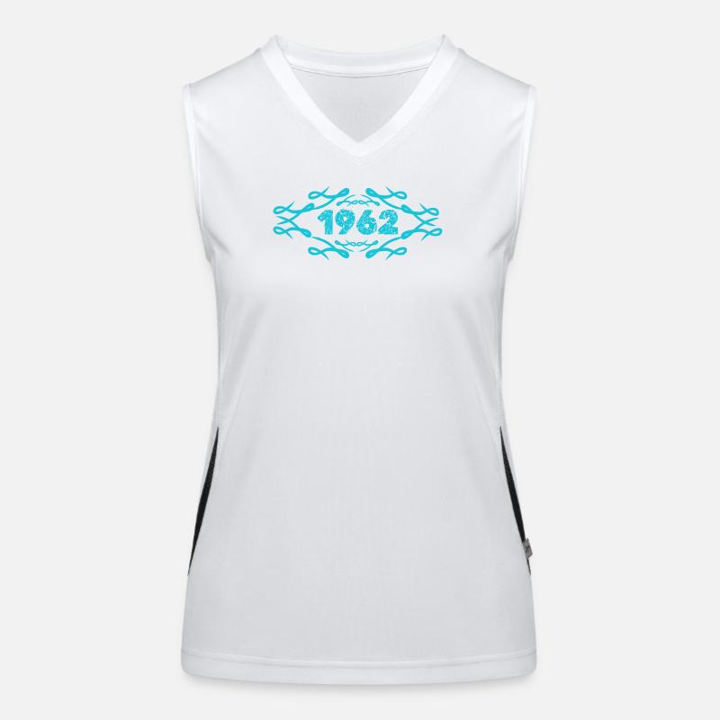 Geschenkidee 1962 Funktionelles Kontrast-Tank Top für Frauen