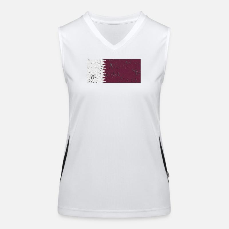Katar Katar Funktionelles Kontrast-Tank Top für Frauen