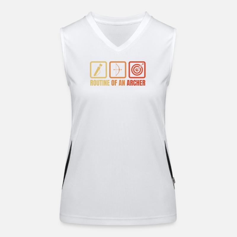 Bogensport Routine Funktionelles Kontrast-Tank Top für Frauen
