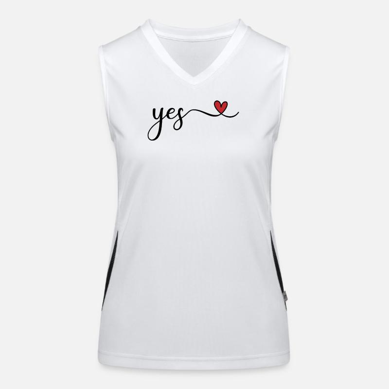 yes Funktionelles Kontrast-Tank Top für Frauen