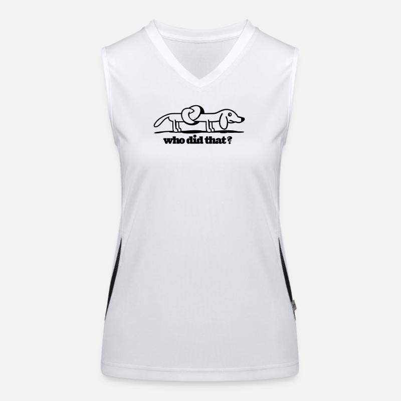 silly dog Funktionelles Kontrast-Tank Top für Frauen