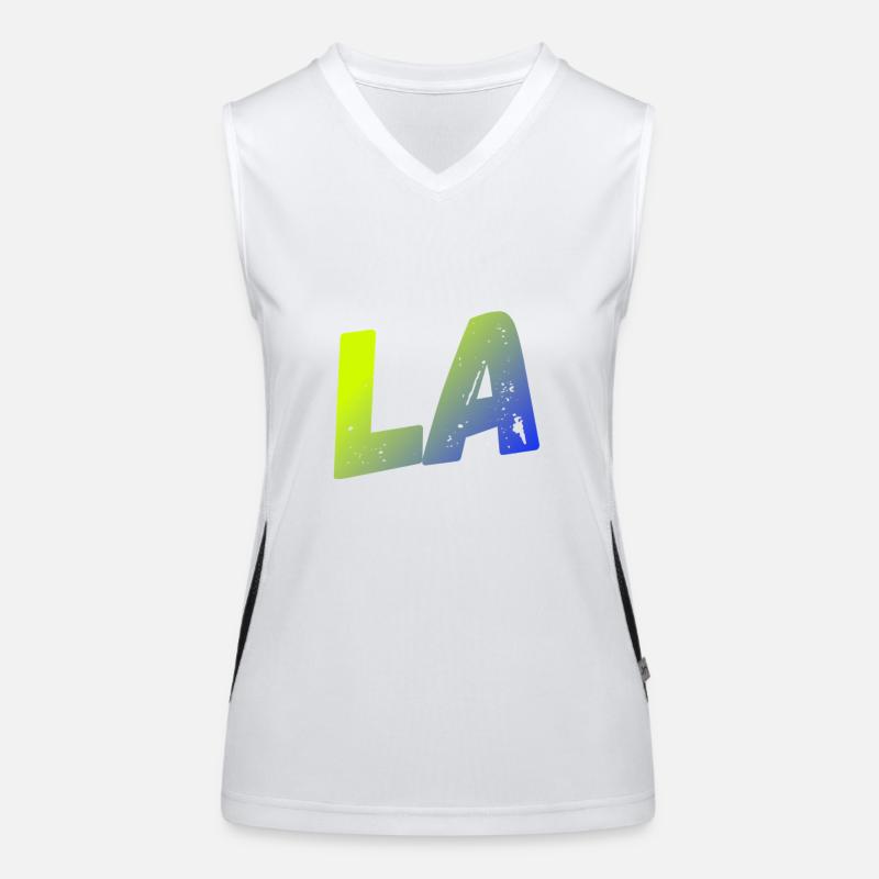 LA +++ ORIGINAL Design by Maximum Design : ) NEW!! Funktionelles Kontrast-Tank Top für Frauen