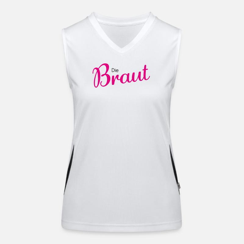 Die Braut Funktionelles Kontrast-Tank Top für Frauen
