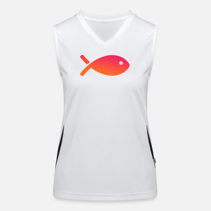 FISH. APRIL FOOL Women's Functional Contrast Tank Top