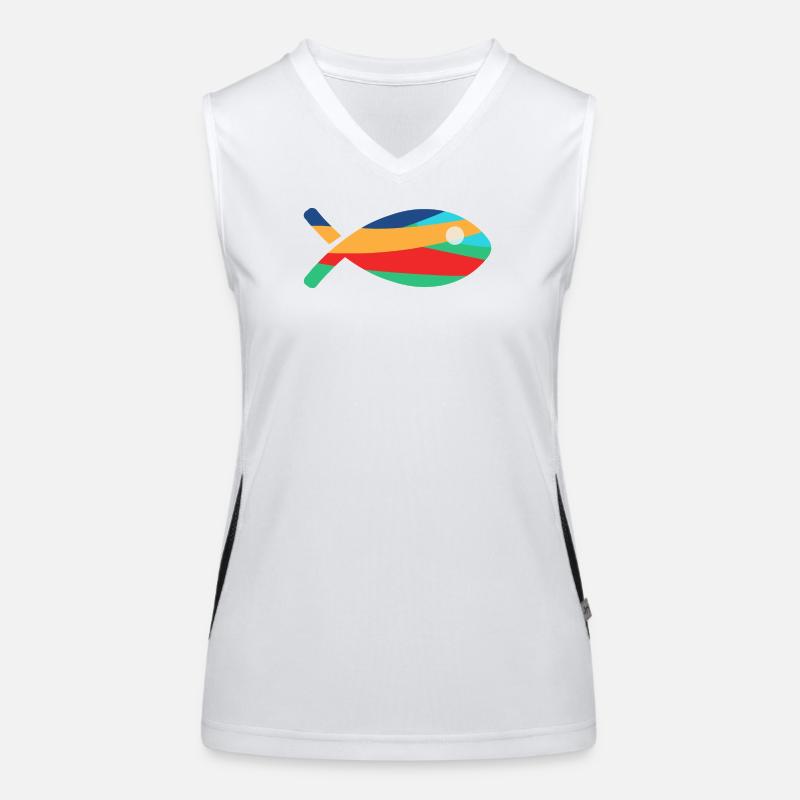 FISH Women's Functional Contrast Tank Top