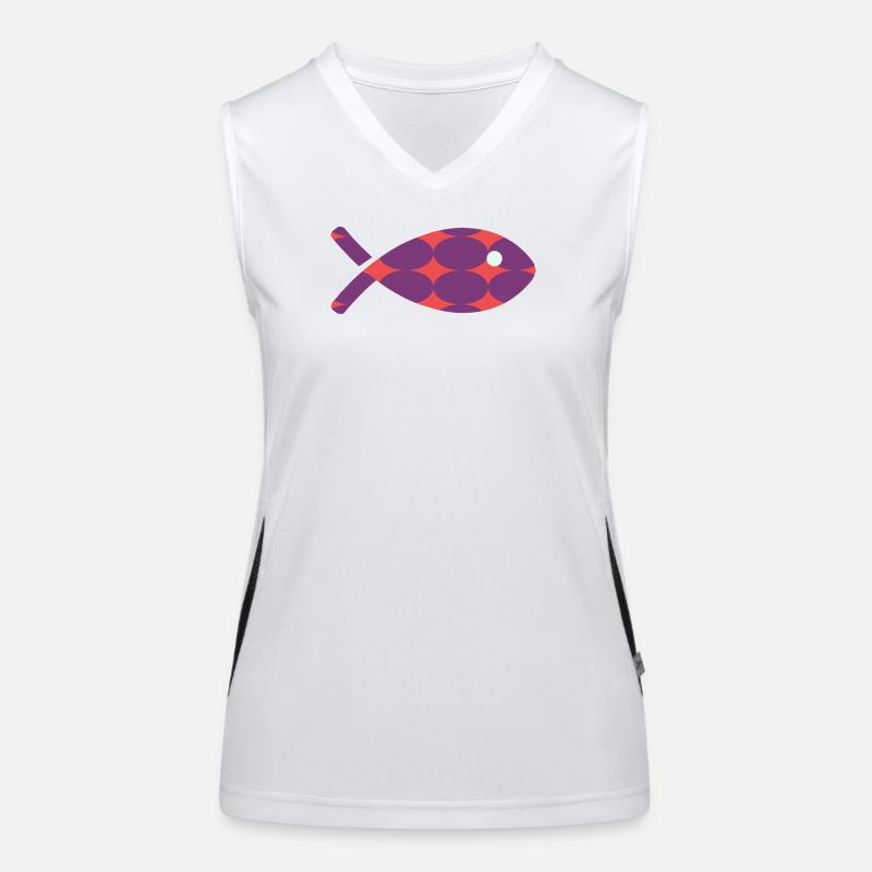 POISSON Débardeur respirant contrasté Femme