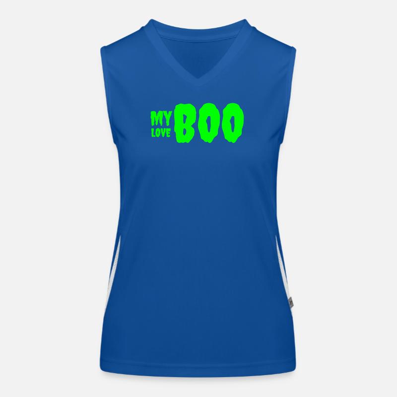 Kräftiges grünes "My Love" Geburtstags-Textdesign Funktionelles Kontrast-Tank Top für Frauen