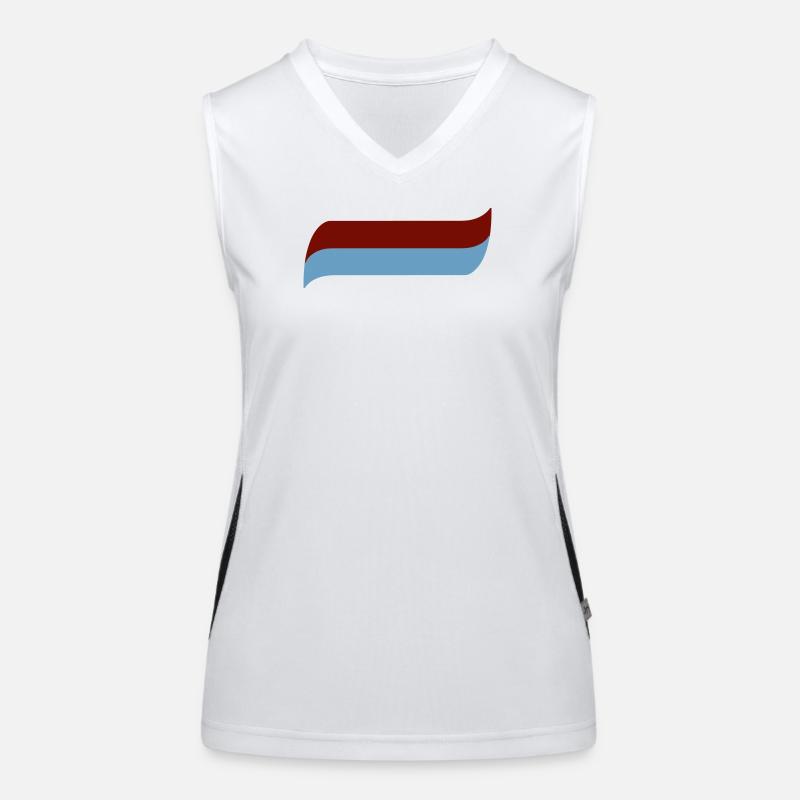 Bordo Mavi Funktionelles Kontrast-Tank Top für Frauen