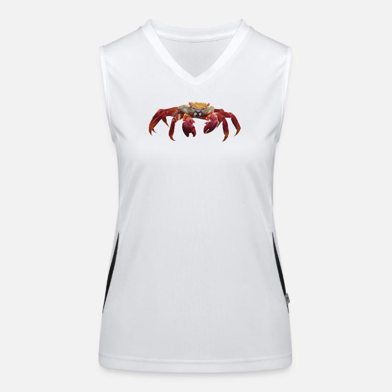 Krabbe Funktionelles Kontrast-Tank Top für Frauen