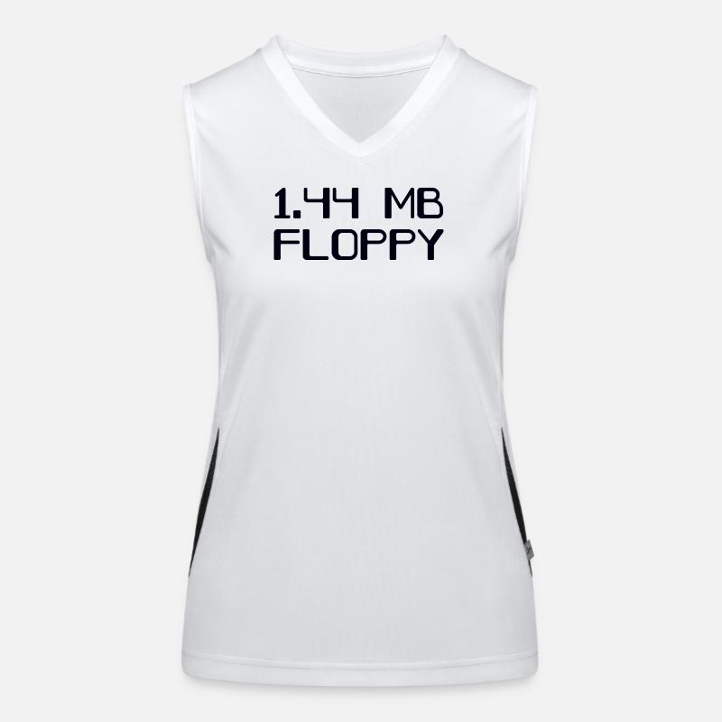 Floppy Disk 90s Storage Women's Functional Contrast Tank Top