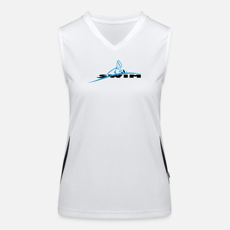swimmer Funktionelles Kontrast-Tank Top für Frauen
