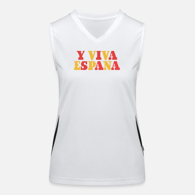 Y Viva España Funktionelles Kontrast-Tank Top für Frauen