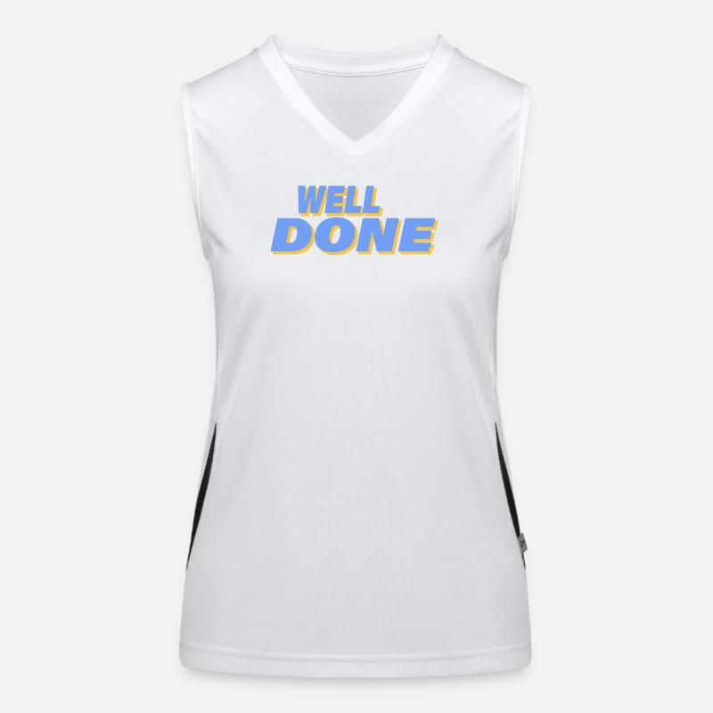 WELL DONE Women's Functional Contrast Tank Top