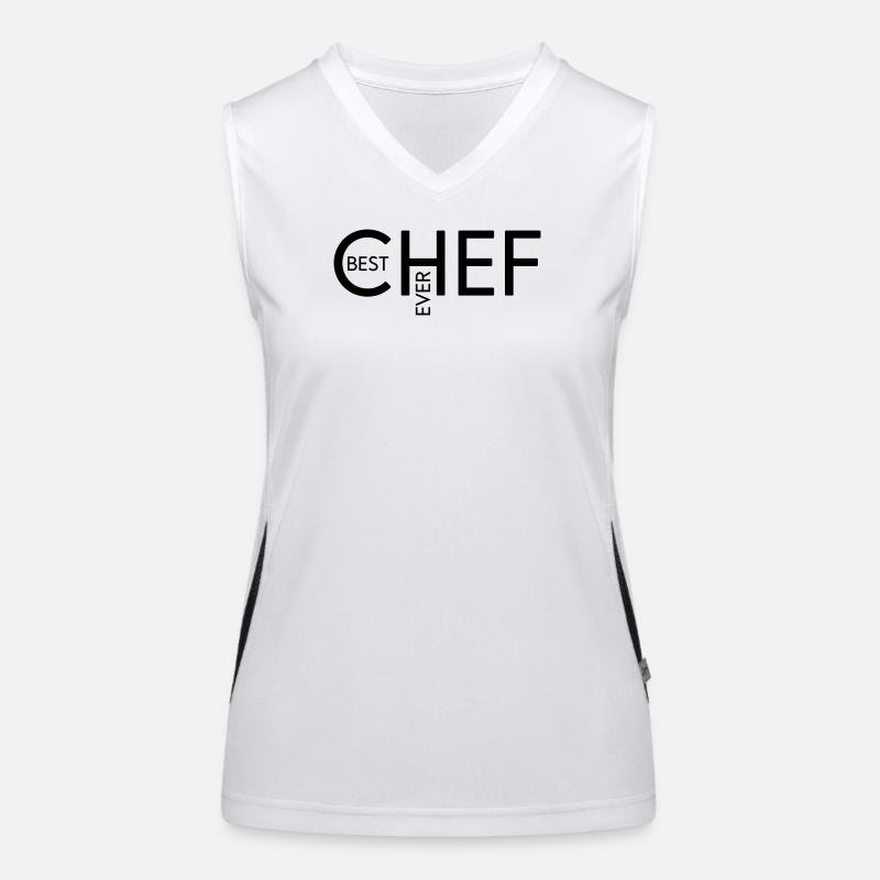 Best Chef ever Funktionelles Kontrast-Tank Top für Frauen