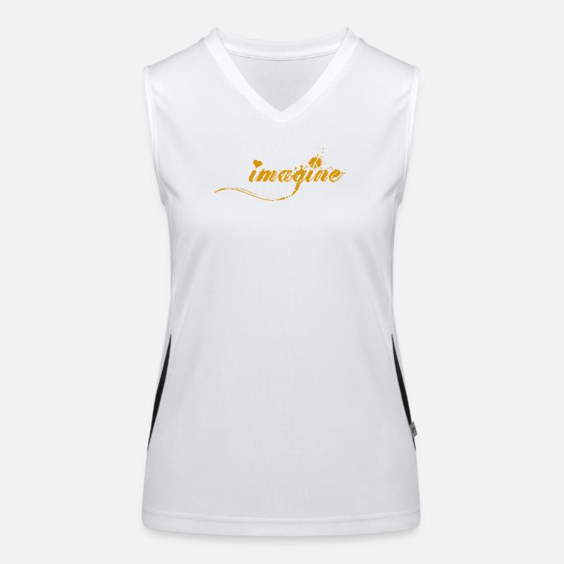 imagine Funktionelles Kontrast-Tank Top für Frauen