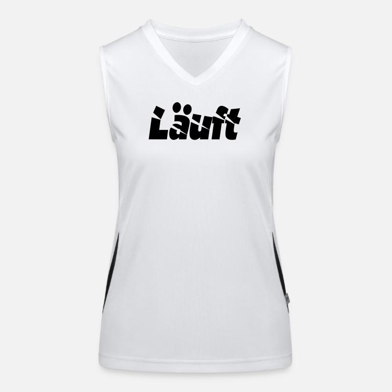 laeuft Funktionelles Kontrast-Tank Top für Frauen