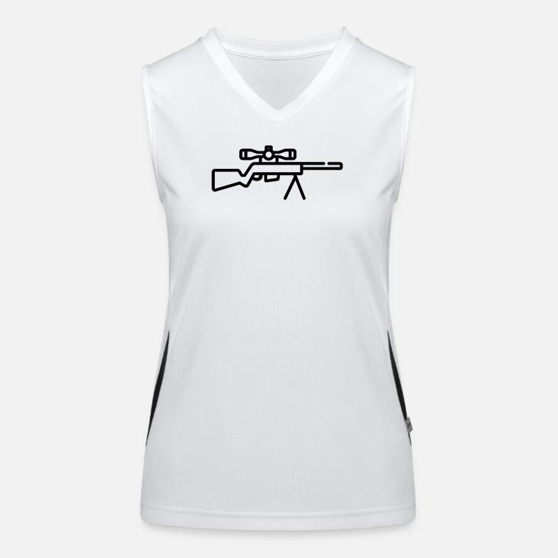 Scharfschütze Funktionelles Kontrast-Tank Top für Frauen