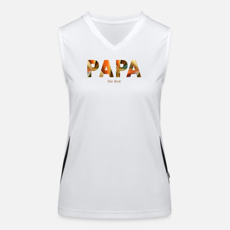 Dad - my anchor Women's Functional Contrast Tank Top