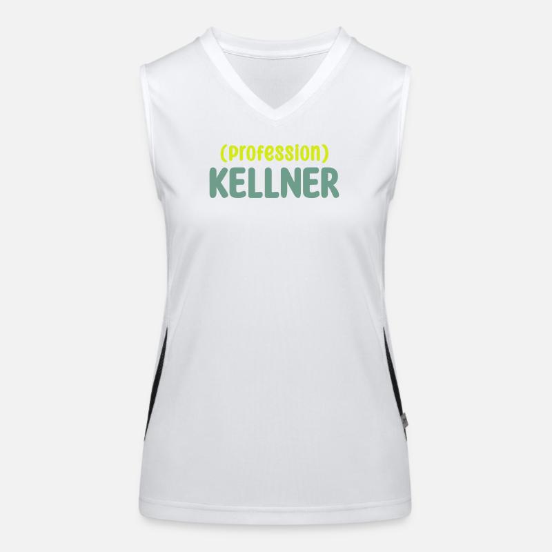kellner Funktionelles Kontrast-Tank Top für Frauen