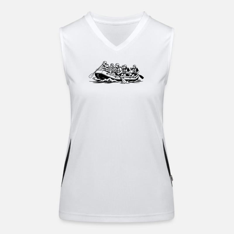 Rafting Funktionelles Kontrast-Tank Top für Frauen