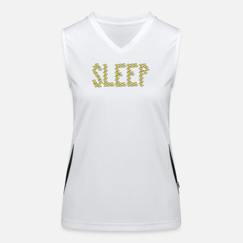 Sleep typography Women's Functional Contrast Tank Top