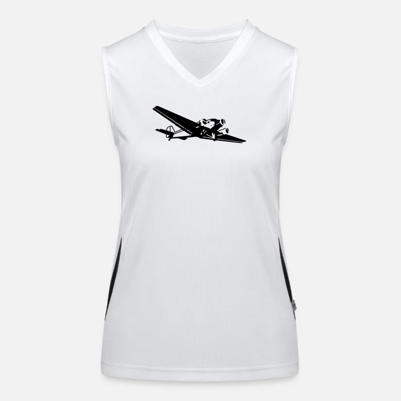 Ju-52 Funktionelles Kontrast-Tank Top für Frauen