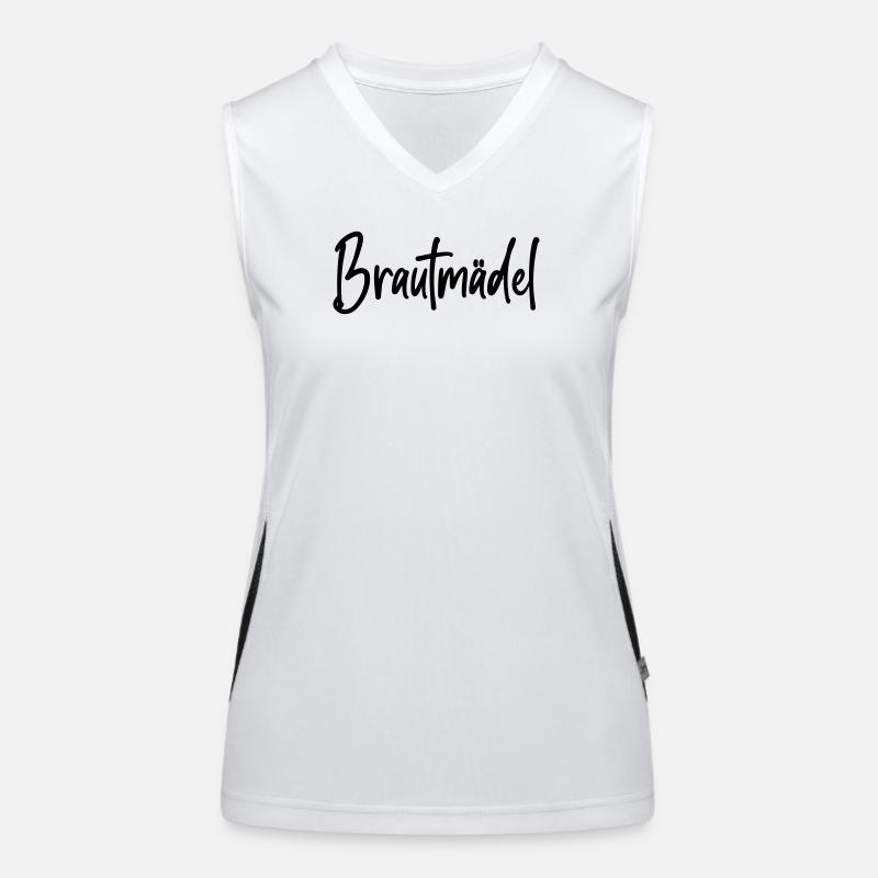 Brautmädel Junggesellinnenabschied Braut Feier Funktionelles Kontrast-Tank Top für Frauen