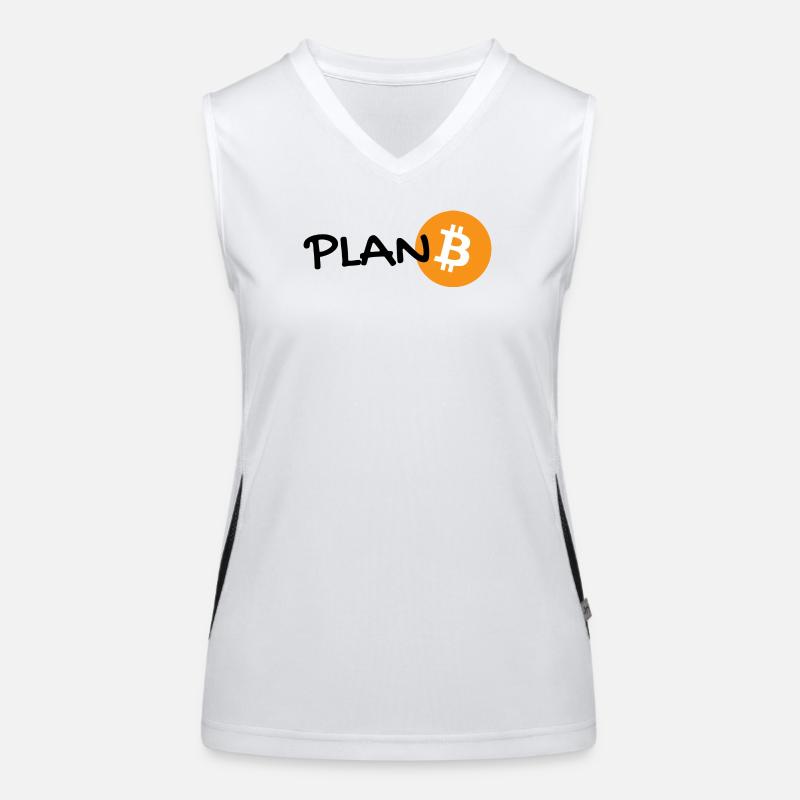plan B - bitcoin Plan Bitcoin - Hoodl  Funktionelles Kontrast-Tank Top für Frauen