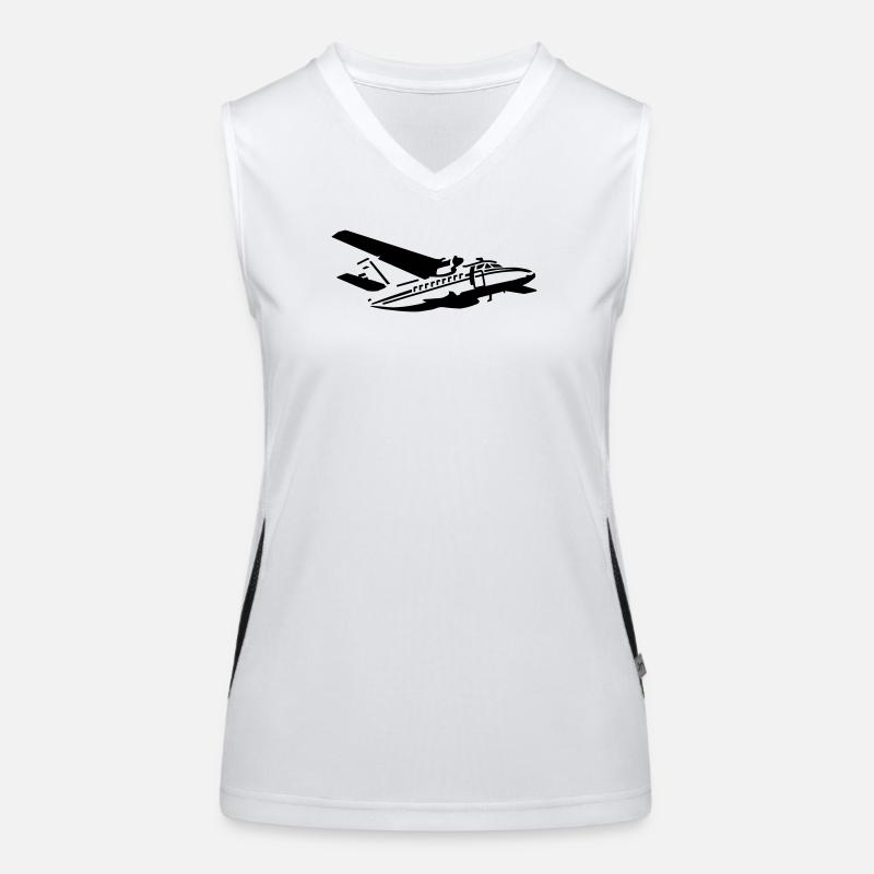 L-410 Funktionelles Kontrast-Tank Top für Frauen