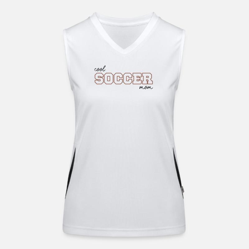 Maman de foot cool Débardeur respirant contrasté Femme