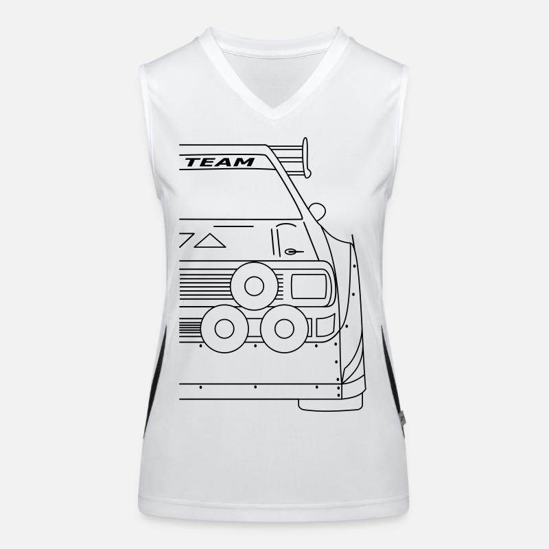 Rallye S1 E2 Sport Quattro Front Funktionelles Kontrast-Tank Top für Frauen